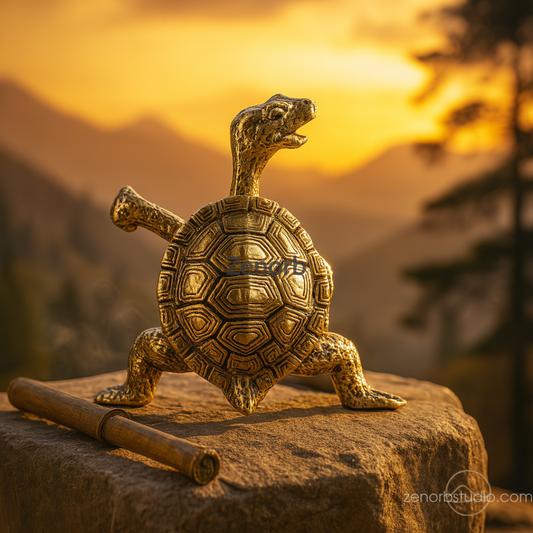 Zenorb™ Master Oowow & Master Froggo – Brass Zen Incense Stick Holders
