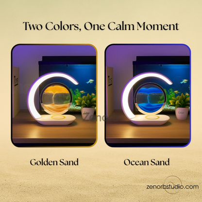Zenorb™ The Serene Sand Art Wireless Lamp